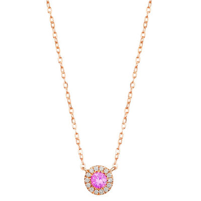 Goldheart Prestigio Chroma Halo Necklace - Pink 1