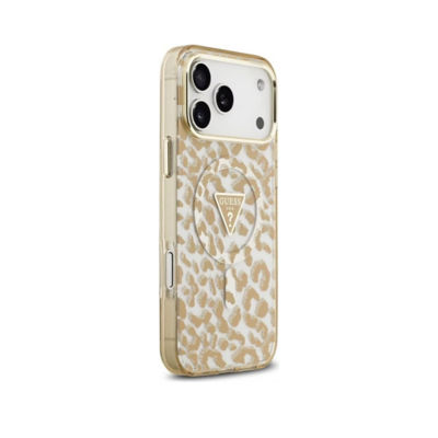 Guess Leopard Glitter MagSafe Case For iPhone 17 Pro 2
