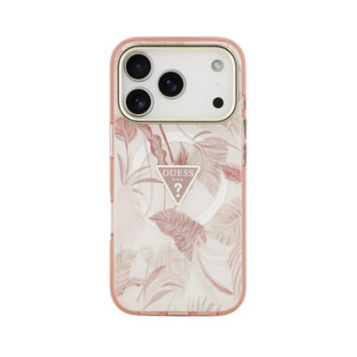 Guess Jungle Tonal Triangle MagSafe Case for iPhone 17 Pro 3