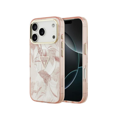 Guess Jungle Tonal Triangle MagSafe Case for iPhone 17 Pro 5