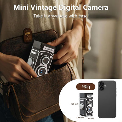 Metapod Retro Camera With 8GB MicroSD Card 5