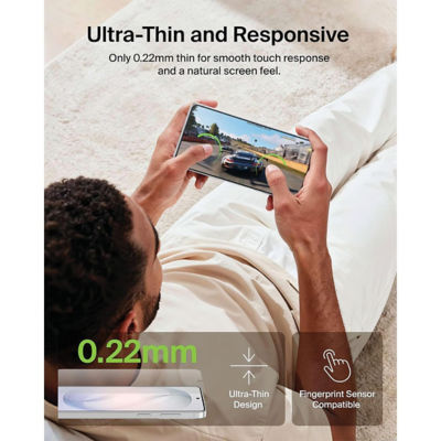 BELKIN 贝尔金 Samsung Galaxy S26 ScreenForce Titan SmartShield 防反光屏幕保护膜 6