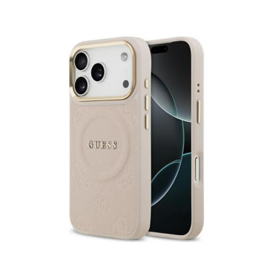 Guess Poeny Hot Stamp MagSafe Case For iPhone17 Pro 5