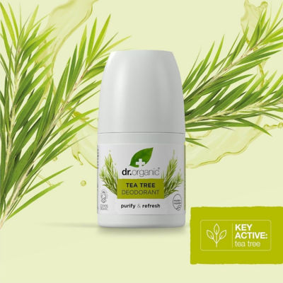 Dr. Organic Tea Tree Roll-On Deodorant 50ml 3