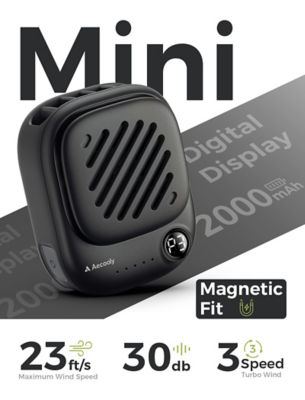 Aecooly Mini Portable Neck Fan Click 01 2