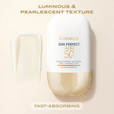 Lancaster 兰嘉丝汀完美防晒空气感日常隐形防晒液SPF50 (焕采精华) 4