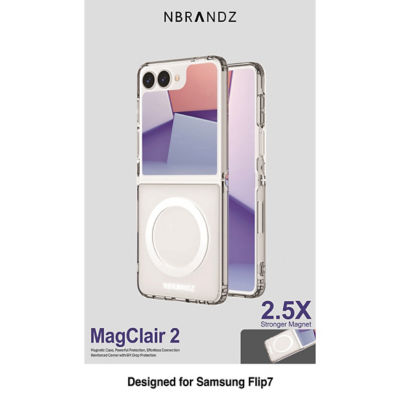 NBrandz Samsung Galaxy Z Flip7 MagClairo Magnetic Protective Case 2
