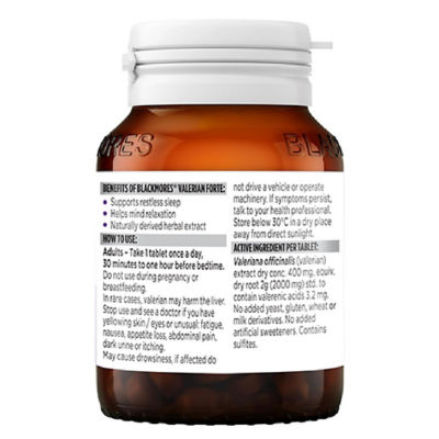 BLACKMORES 缬草安睡配方 Forte（60片） 2