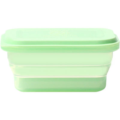 Living Creator Push Lock Rectangular Collapsible Lunch Box 400ml 1