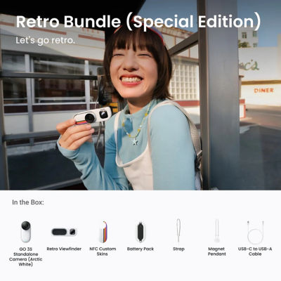 Insta360 GO 3S Retro Limited Edition Action Camera, 128GB 15