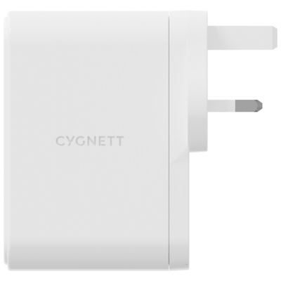Cygnett PowerMaxx 100W Multi Port GaN Wall Charger UK/SG 3