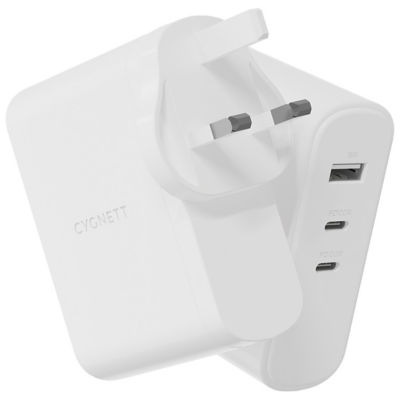 Cygnett PowerMaxx 100W Multi Port GaN Wall Charger UK/SG 4