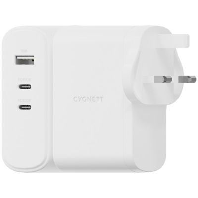 Cygnett PowerMaxx 100W Multi Port GaN Wall Charger UK/SG 5