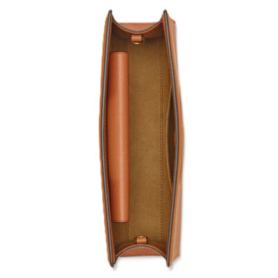 MCM Diamond Bag in Grained Leather (Cognac) 3