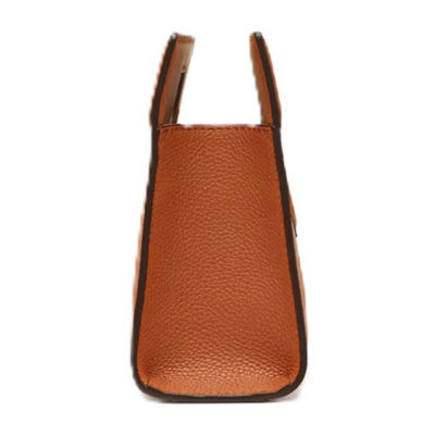 MCM Diamond Bag in Grained Leather (Cognac) 4