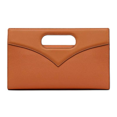 MCM Diamond Bag in Grained Leather (Cognac) 6