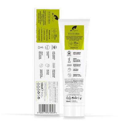 Dr. Organic Tea Tree Toothpaste 100ml 3