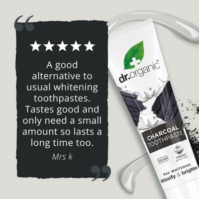 Dr. Organic Charcoal Toothpaste 100ml 6