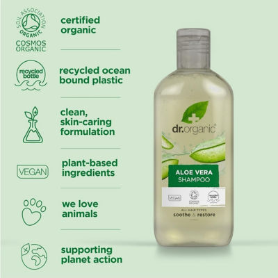 Dr. Organic Aloe Vera Shampoo 265ml 4