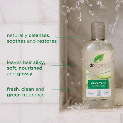 Buy Dr. Organic Aloe Vera Shampoo 265ml Online in Singapore | iShopChangi