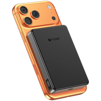 Mazer 10000mAh Qi2.2 25W PD45W 轻薄移动电源 12