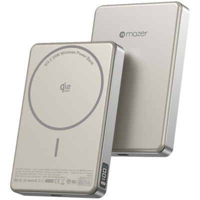 Mazer 10000mAh Qi2.2 25W PD45W 轻薄移动电源 11