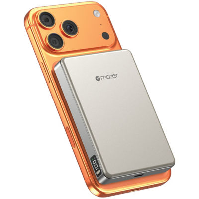 Mazer 10000mAh Qi2.2 25W PD45W 轻薄移动电源 12