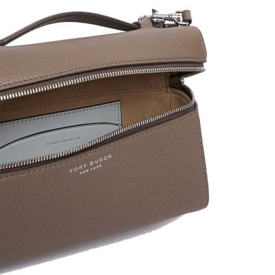 TORY BURCH Slim Romy Top Handle Bag Wild Mushroom 178948 4