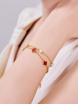 Pearly Lustre Freshwater Pearl Bracelet WB00320 | MOTHER OF PEARL 3