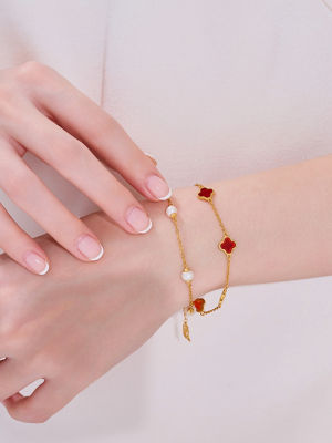Pearly Lustre Freshwater Pearl Bracelet WB00320 | MOTHER OF PEARL 7