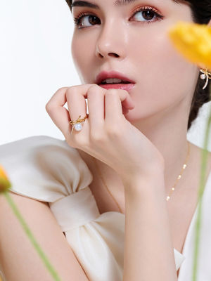 Pearly Lustre Top Grade Freshwater Pearl Ring WR00417 | RIBBON 7