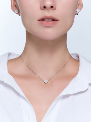 Pearly Lustre Top Grade Freshwater Pearl Necklace WN00942 | RHYTHM 7