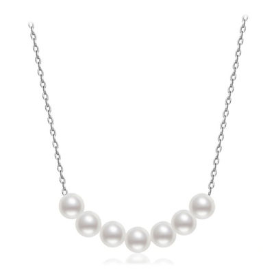 Pearly Lustre Elegant Freshwater Pearl Necklace WN00941 | RHYTHM 1