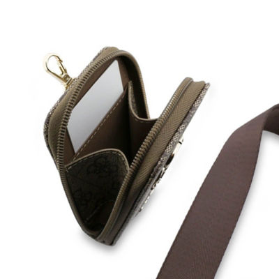 Guess PU 4G Metal Logo Universal Crossbody Strap And Purse 4