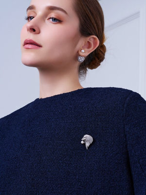 Pearly Lustre Top Grade Freshwater Pearl Brooch WC00089 | MERLION 3