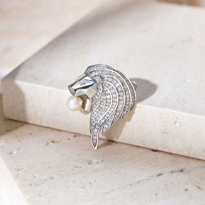 Pearly Lustre Top Grade Freshwater Pearl Brooch WC00089 | MERLION 6