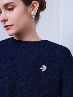 Pearly Lustre Top Grade Freshwater Pearl Brooch WC00089 | MERLION 7