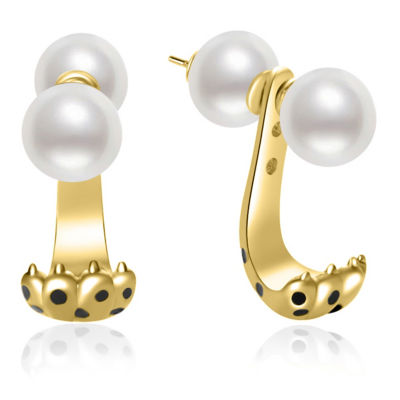 Pearly Lustre Top Lustre Freshwater Pearl Earrings WE00814 | SAFARI 1
