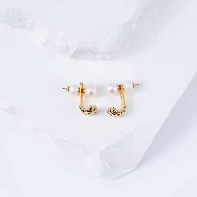 Pearly Lustre Top Lustre Freshwater Pearl Earrings WE00814 | SAFARI 2