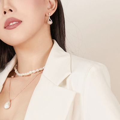 Pearly Lustre Top Grade Freshwater Pearl Earrings WE00729 3