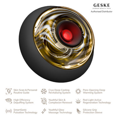 Geske Sonic Cool & Warm Face and Body Massager 9 in 1 - Black 3