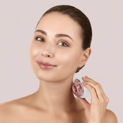 Geske Sonic Cool & Warm Face and Body Massager 9 in 1 - Pink 4