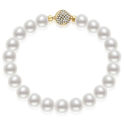 Pearly Lustre Top Lustre Freshwater Pearl Bracelet WB00261 1