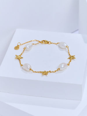 Pearly Lustre Elegant Freshwater Pearl Bracelet WB00363 | SANDS 2