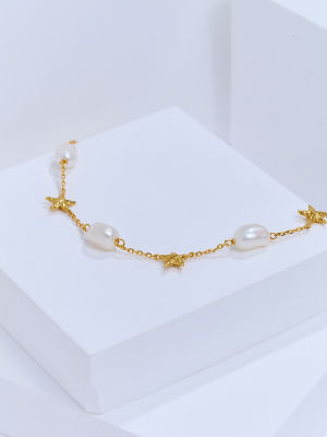 Pearly Lustre Elegant Freshwater Pearl Bracelet WB00363 | SANDS 4