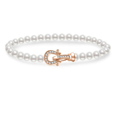 Pearly Lustre Top Lustre Freshwater Pearl Bracelet WB00209 1