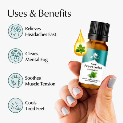 Ayumi Pure Peppermint Essential Oil 15ml 3