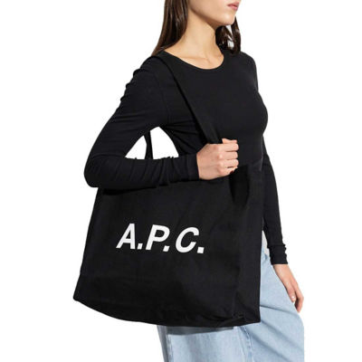 A.P.C. Diane Unisex Shopping Tote Bag Black COZZS-M61443 4