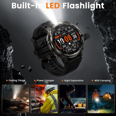 KOSPET TANK T4C GPS Round Smartwatch 3