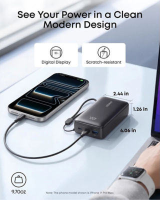 Anker Zolo CCC with QR Power Bank 10000mAh 30W Fast Charging Compact Portable Charger A110J 5